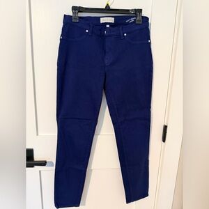 HENRY & BELLE Super skinny Anke. Deep Blue Indigo.
